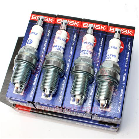 Свечи зажигания BRISK silver DR17YS [1351] газовые свечи ВАЗ, Daewoo ...