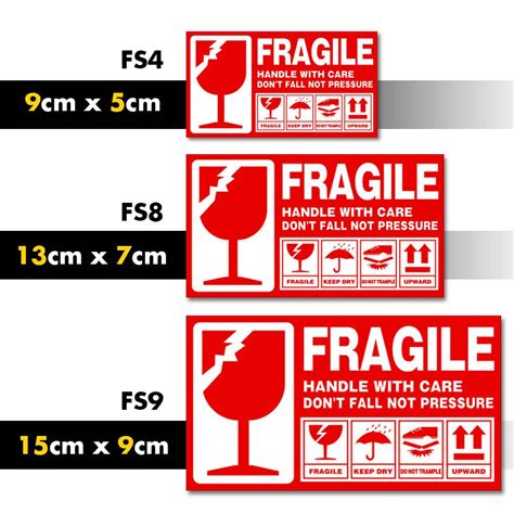 Fragile Sticker 300pcs