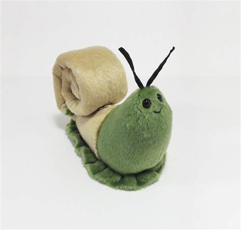 Green Snail Mail soft plush snail toy by FluffEngine on Etsy