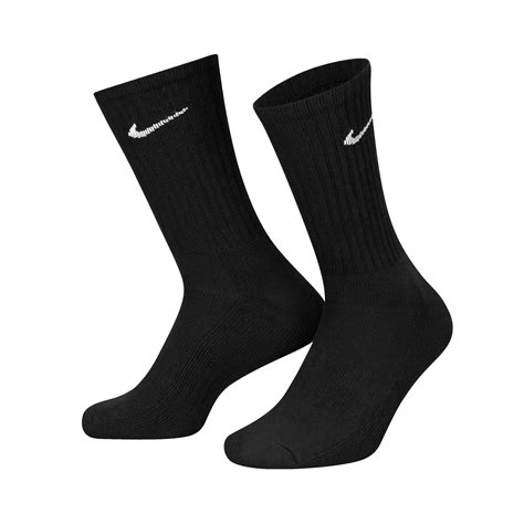 Nike Value Cotton Crew 3er Pack Socken F001 Schwarz