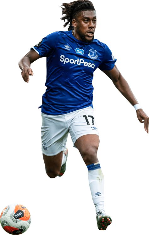 Alex Iwobi Everton football render - FootyRenders