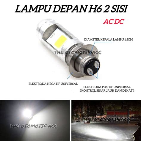 Jual Lampu Utama Led H P D Sisi Ac Dc Nyala Putih Untuk Motor Bebek