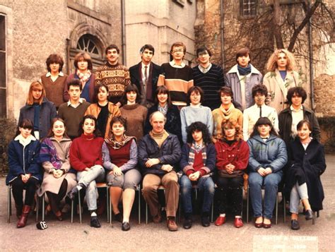 Photo de classe Première de 1983 Lycée Gay Lussac Copains d avant