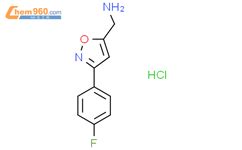 C 3 4 氟苯基 异恶唑 5 基 甲胺盐酸盐 C 3 4 Fluoro phenyl isoxazol 5 yl