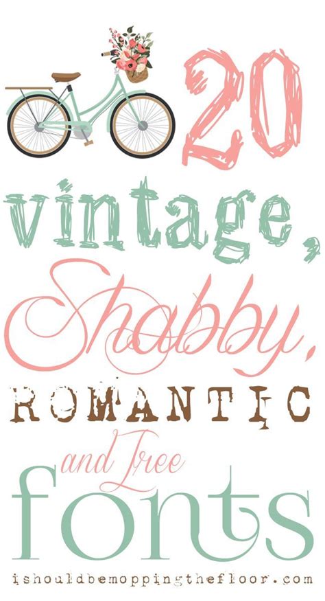 Free Vintage Fonts Artofit