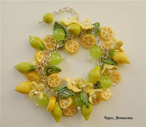 Украшения ручной работы из полимерной глины, филигрань из полимерной ...