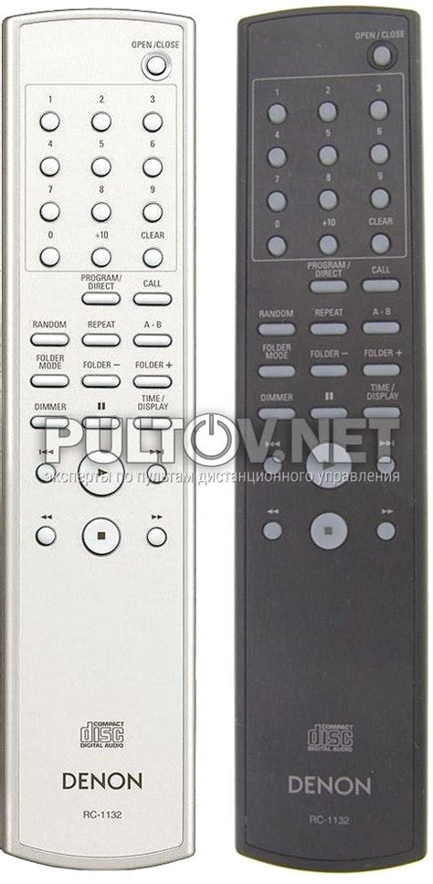 DENON RC-1132, RC-1132-BK пульт для CD-проигрывателя DENON DCD-510AE ...