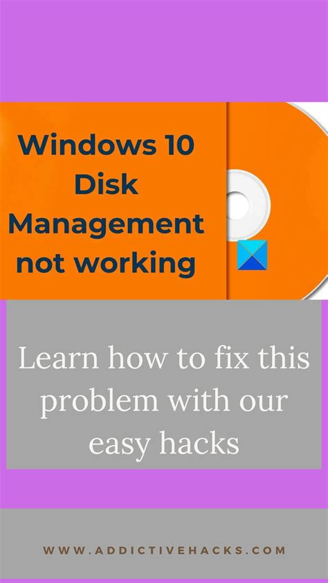 How To Fix Disk Management Not Loading On Windows 10 Artofit