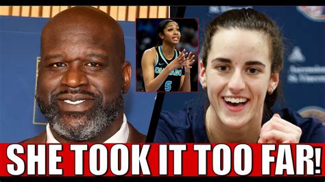 Angel Reese GOES NUTS After Shaq S Rejection Caitlin Clark S Historic