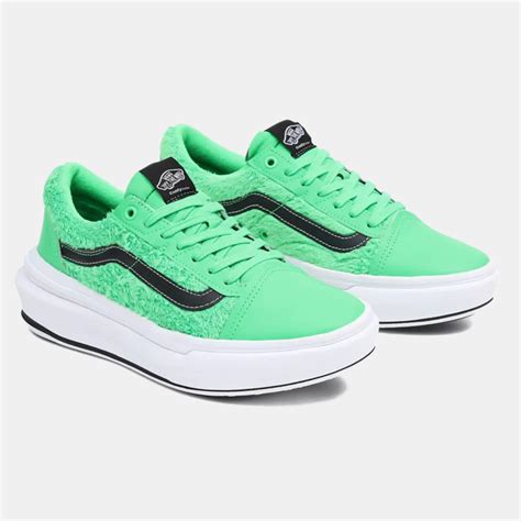 Vans Old Skool Overt Comfycush Women S Shoes Green Vn0a7q5egrn1