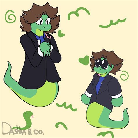 A snake oc named Cameron by Dashkaco on DeviantArt