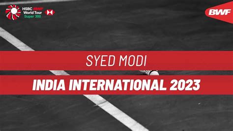 Syed Modi India International 2023 Day 5 Court 2 Semifinals