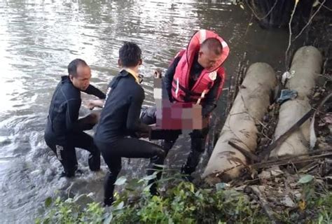 Lelaki Terjun Sungai Lari Daripada Polis Ditemukan Lemas