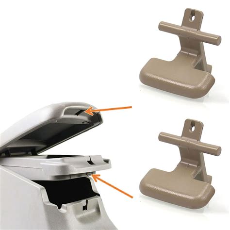 Beige Upper Lower Center Console Armrest Latch Clips For Sonata