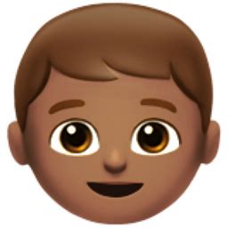 Boy: Medium Skin Tone Emoji (U+1F466, U+1F3FD)