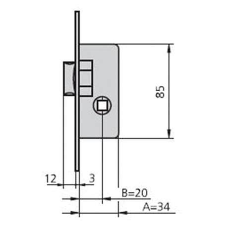 Cerradura Embutir Carpinter A Met Lica Modelo R