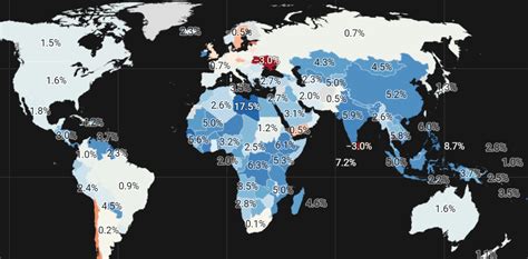 Countries Fast Growing Economies MAP : r/MapPorn