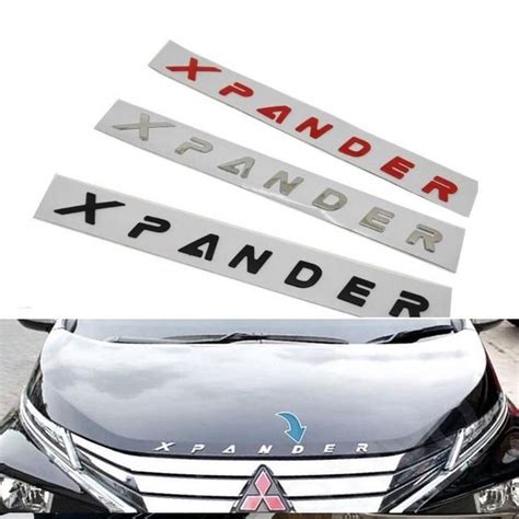 Emblem Mitsubishi Xpander Logo Bonet Logo Wording Car Accessories