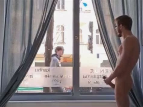 Jerking Off Naked In The Window For Passersby ThisVid
