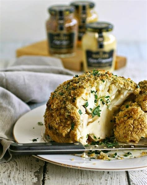 Delights Of Dijon — Crispy Roasted Cauliflower With Mustard