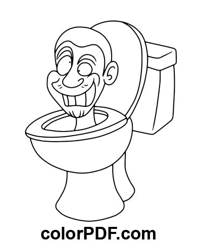 Croquis De Toilette Skibidi Coloriages Et Livres En Pdf