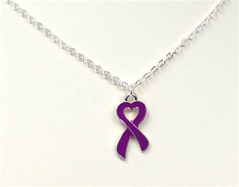 Purple Awareness Ribbon for Alzheimer's Pancreatic | Etsy