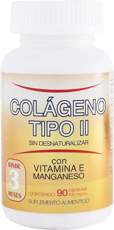 Col Geno Tipo Ii Premium Sin Desnaturalizar C Psulas Vitamina E