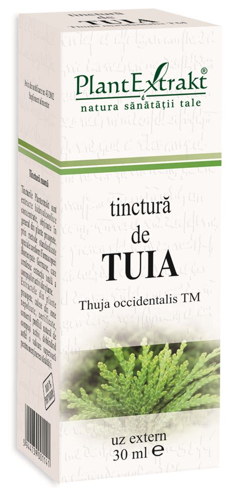 Tinctura De Tuia Ml Plantextrakt Pret Lei Plantextrakt