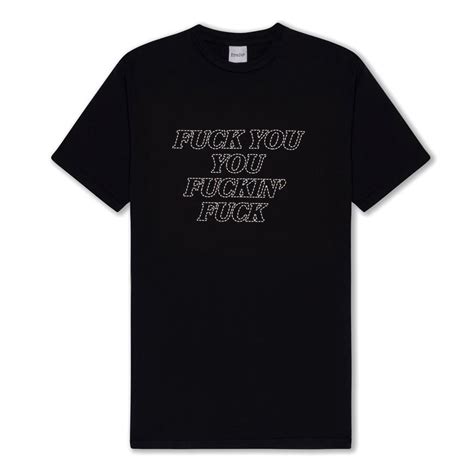 Slum Ltd Fuck You Tee Black