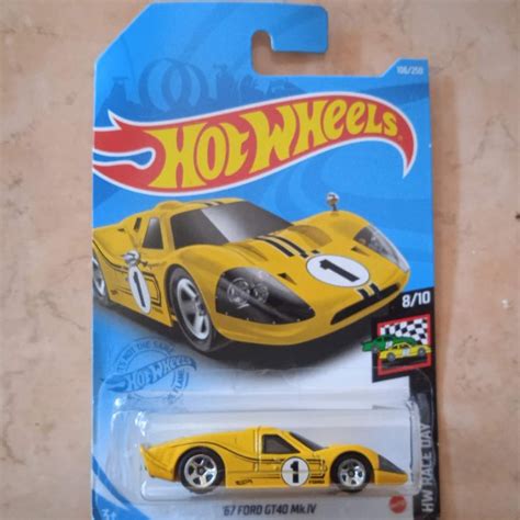 Jual Hot Wheels Hotwheels Ford GT MK IV Mkiv GT Kuning Shopee Indonesia