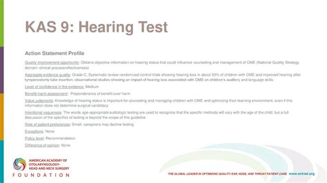 Aao Hnsf Clinical Practice Guideline Otitis Media With Effusion Ppt