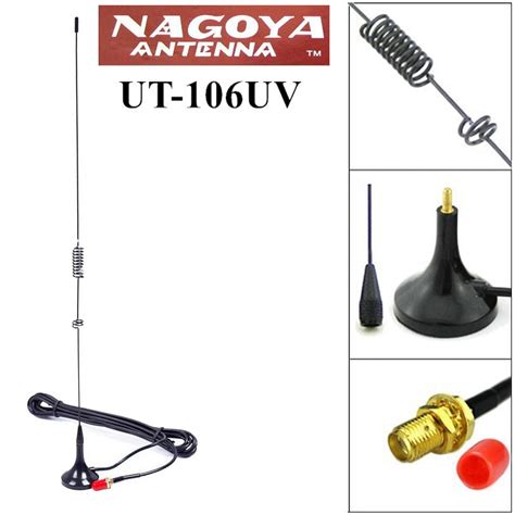 Nagoya Antenne Magn Tique Mont E Sur V Hicule Pour Radio Baofeng Ut