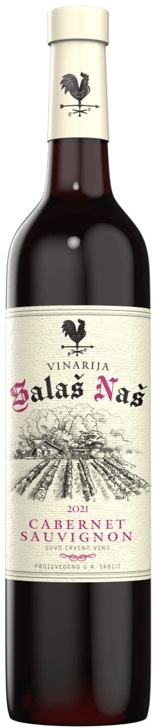 Crno vino SALAŠ NAŠ Cabernet sauvignon 0 75l Cenoteka