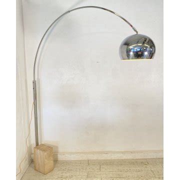 Lampada Da Terra Salotto Ad Arco Design Anni Stile Achille