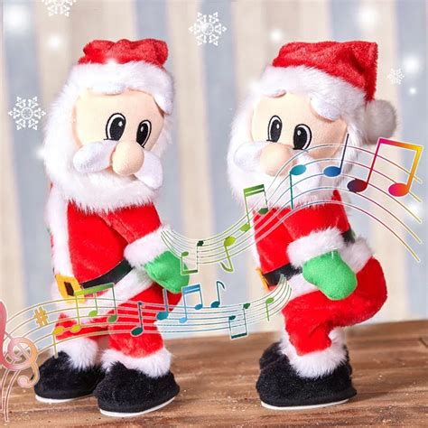 Juguete Musical El Ctrico De Baile De Navidad Mu Eco De Pap Noel