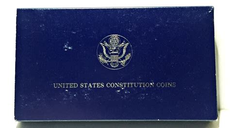 1987 S US Constitution 200th Anniversary Commemorative Proof Silver