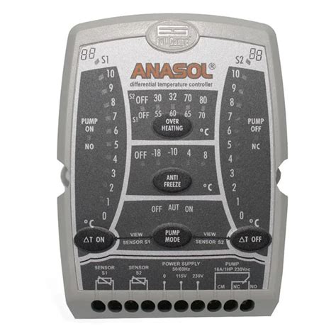 Controlador Diferencial De Temperatura New Anasol Full Gauge