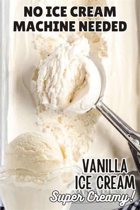 The Best Homemade Vanilla Ice Cream 4 Ingredients No Churn Recipe Artofit