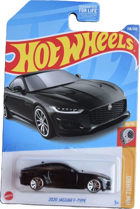 Amazon Hot Wheels 2020 Jaguar F Type HW Turbo 10 10 Black 158 250 Toys Games