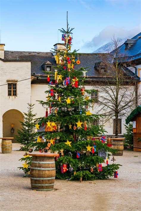 Christmas in Salzburg, Austria Stock Photo - Image of bauble, december ...