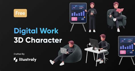 Free Startup Work Environment D Character Figma