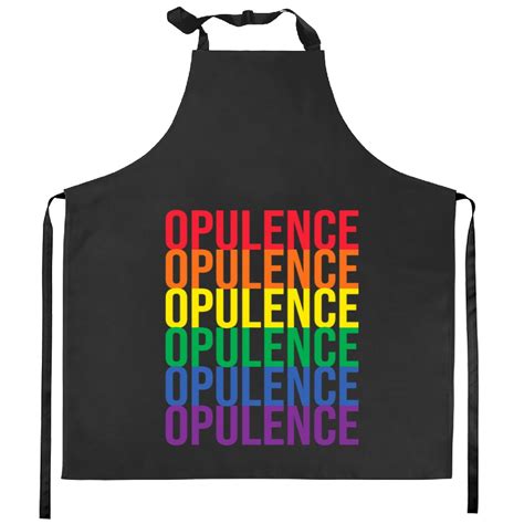 Opulence Drag Queen Lesbian Lgbtq Queer Gay Pride Kitchen Aprons Sold By Klarinmarvafx Sku