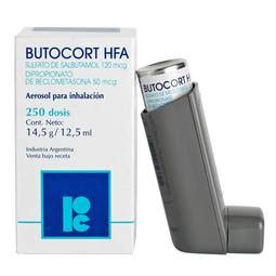 Butocort HFA 100 50 mcg Aerosol para Inhalación Frasco 250 dosis