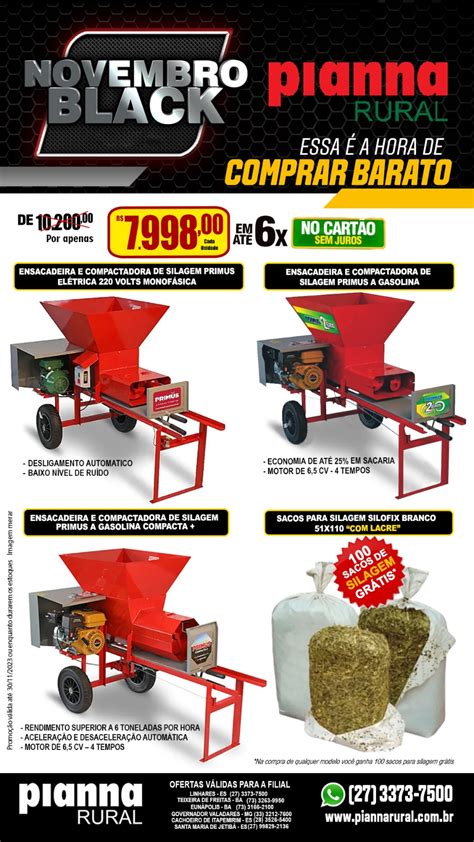 Agropecu Ria Novembro Black Na Pianna Rural Hora De Comprar Barato