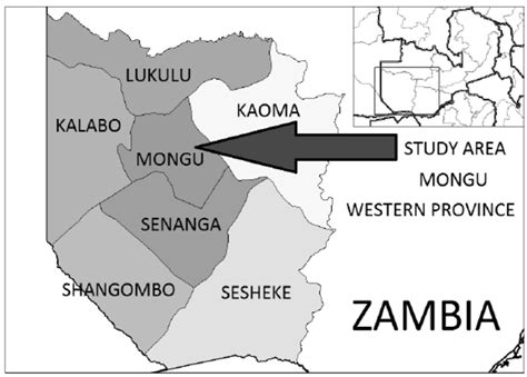 Locational Map- Western Province (Adapted from Wikipedia, 2015 ...