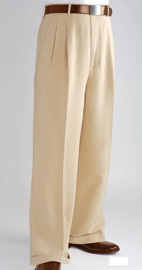 Daniel Ellissa Men S Outlet Wide Leg Pants Double Pleated Mens Wide