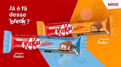 KITKAT Mini Moments lançamento chega em novo formato recheio e