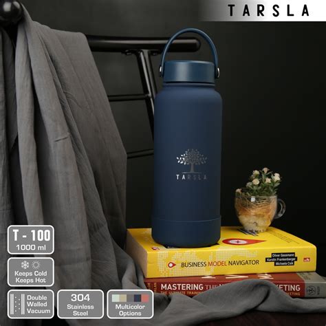 Jual Tarsla Botol Tumbler Vacuum Flask Doff Color Large Hot Cold Ml Shopee Indonesia