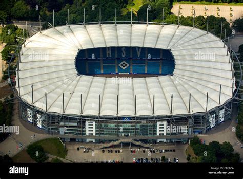 Luftaufnahme AOL Arena Hamburg Stadion Des Hamburger SV