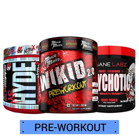 Pre Workouts – Body Building India